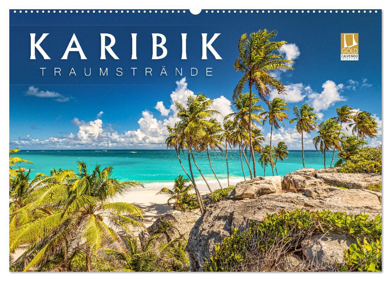 Cover: 9783435096046 | Karibik - Traumstrände (Wandkalender 2025 DIN A2 quer), CALVENDO...