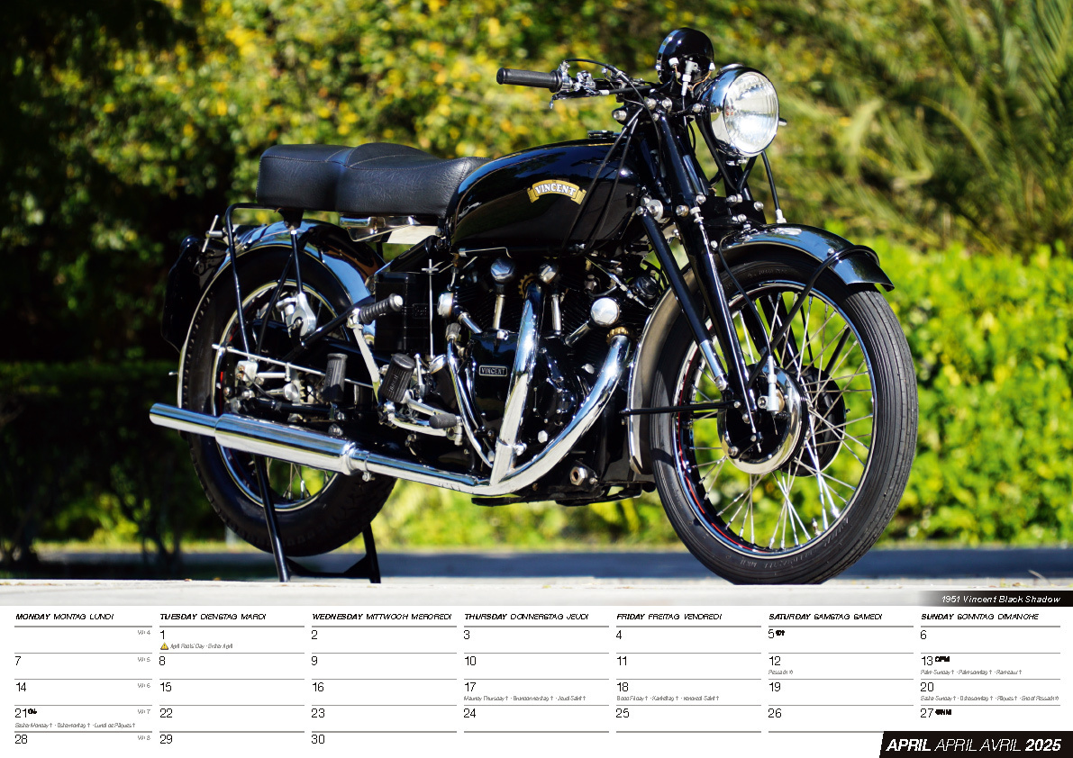 Bild: 9798893610710 | Classic British Motorbikes 2025 | Englische Motorräder | Kalender