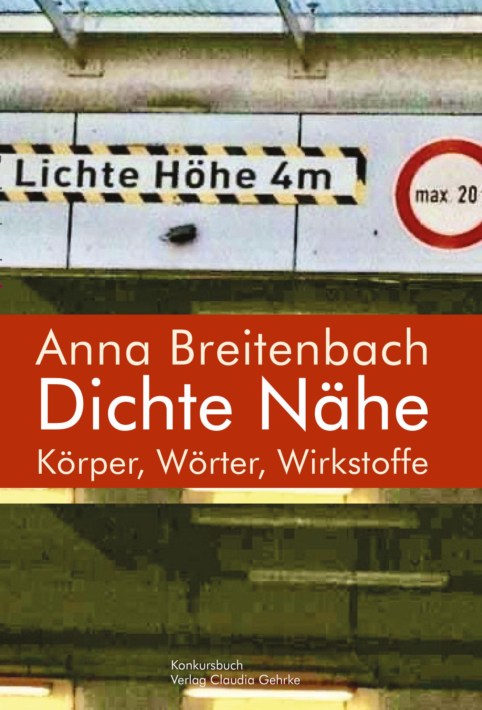 Cover: 9783887691547 | Dichte Nähe. | Körper, Wörter, Wirkstoffe | Anna Breitenbach | Buch