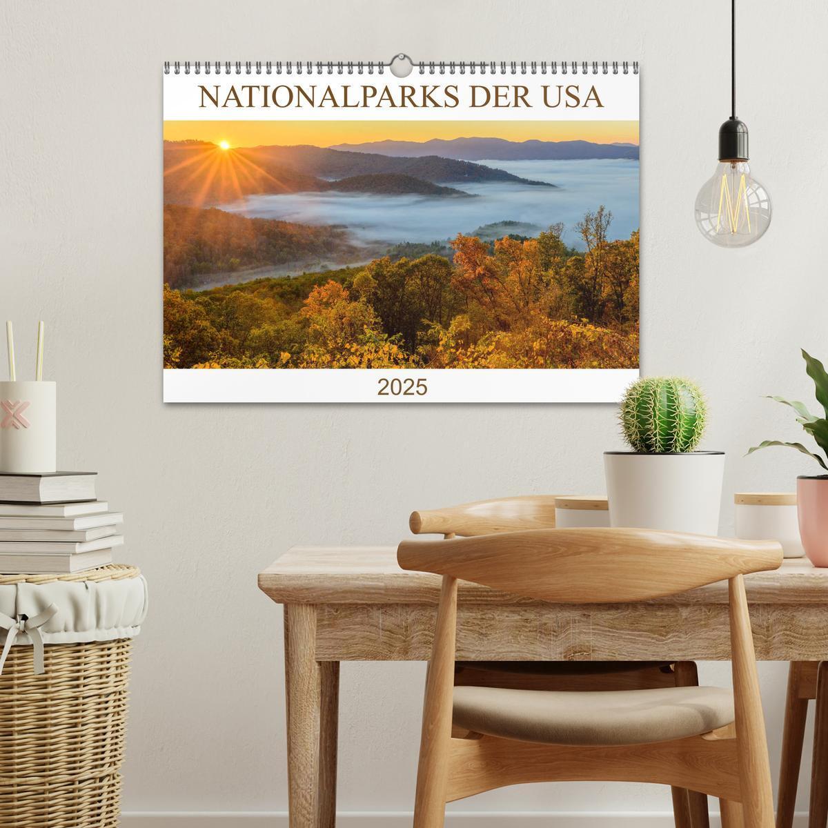 Bild: 9783435119875 | Nationalparks der USA (Wandkalender 2025 DIN A3 quer), CALVENDO...