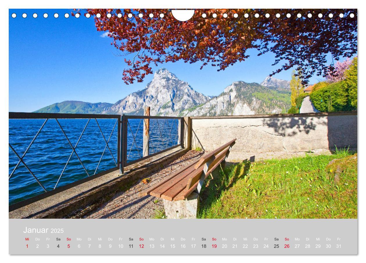 Bild: 9783435399475 | Am schönen Traunsee im Salzkammergut (Wandkalender 2025 DIN A4...