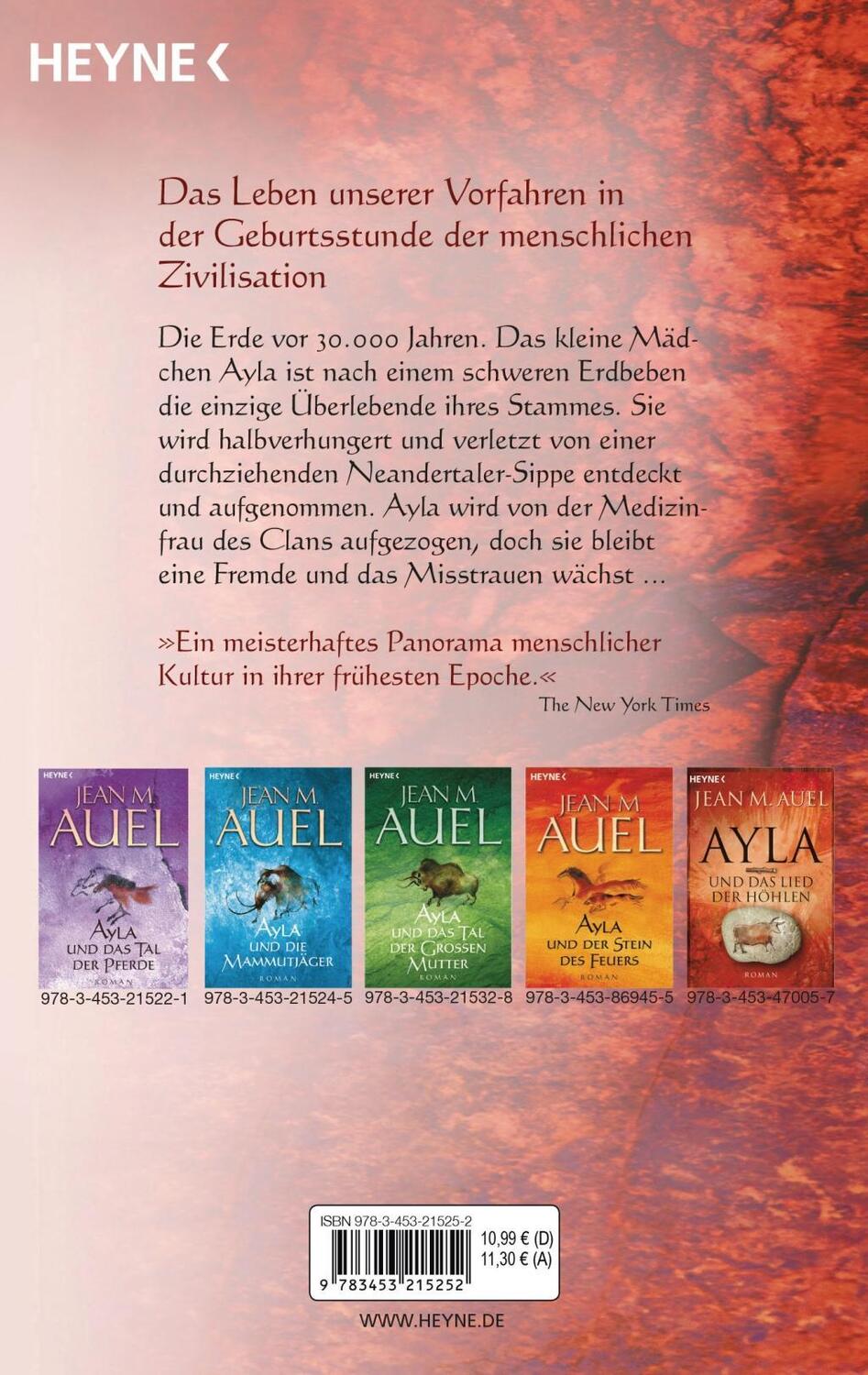 Bild: 9783453215252 | Ayla und der Clan des Bären | Ayla 01 | Jean M. Auel | Taschenbuch