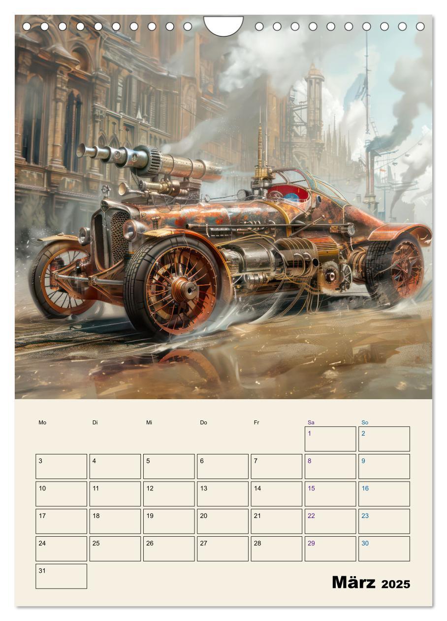 Bild: 9783457146774 | Steampunk - Mechanische Fantasiewelt (Wandkalender 2025 DIN A4...