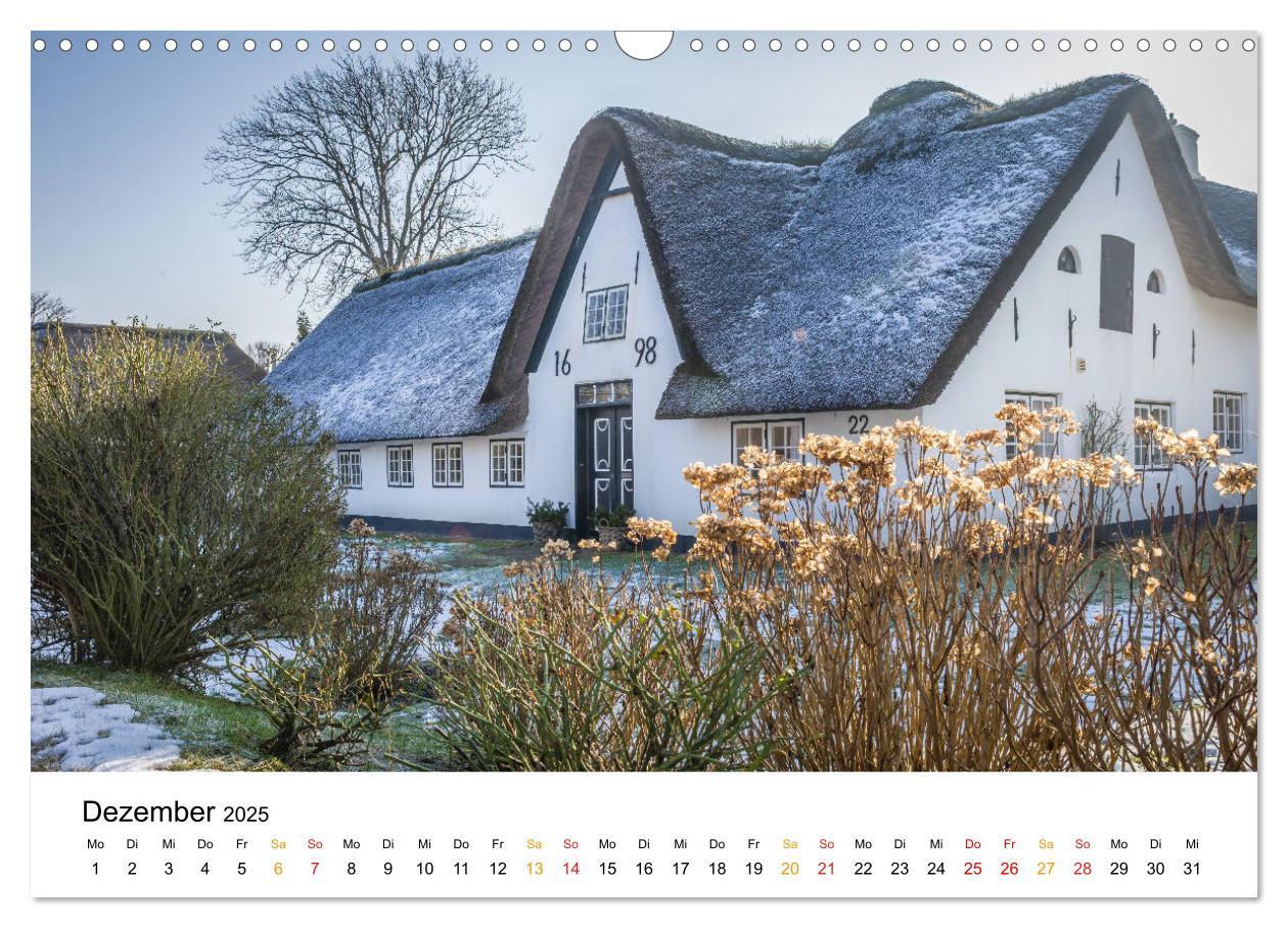 Bild: 9783435152254 | Sylter Friesenhäuser (Wandkalender 2025 DIN A3 quer), CALVENDO...