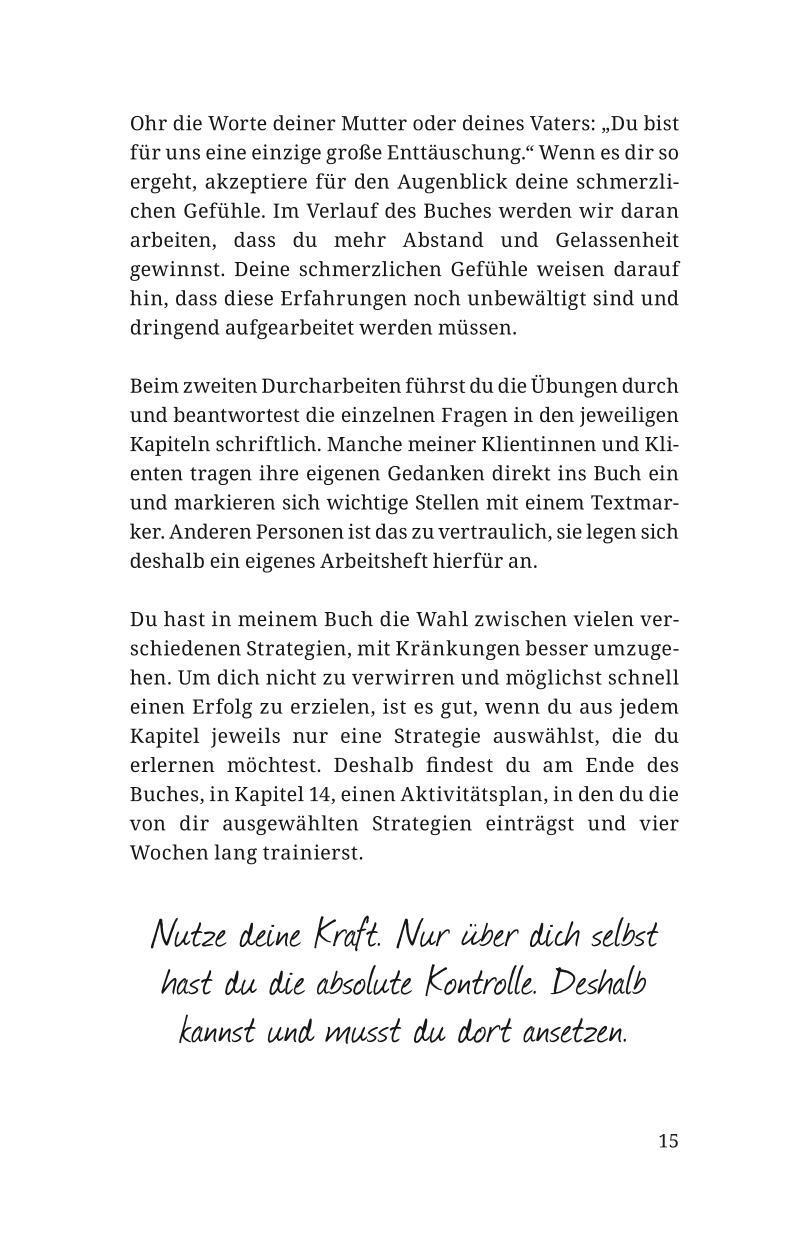 Bild: 9783910253131 | Ab heute kränkt mich niemand mehr | Doris Wolf | Taschenbuch | 306 S.