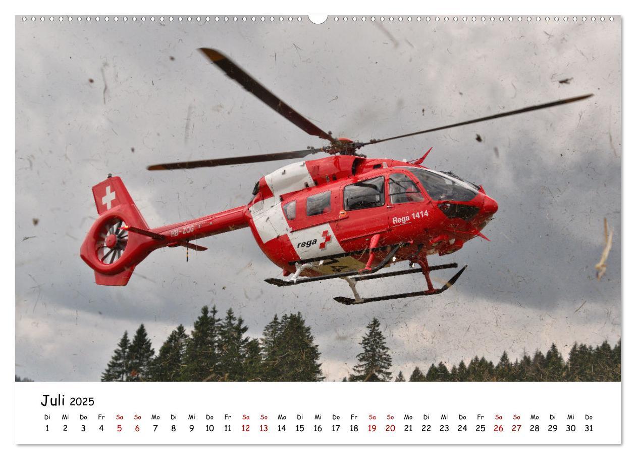 Bild: 9783457235621 | Die beeindruckende Welt der Hubschrauber (Wandkalender 2025 DIN A2...