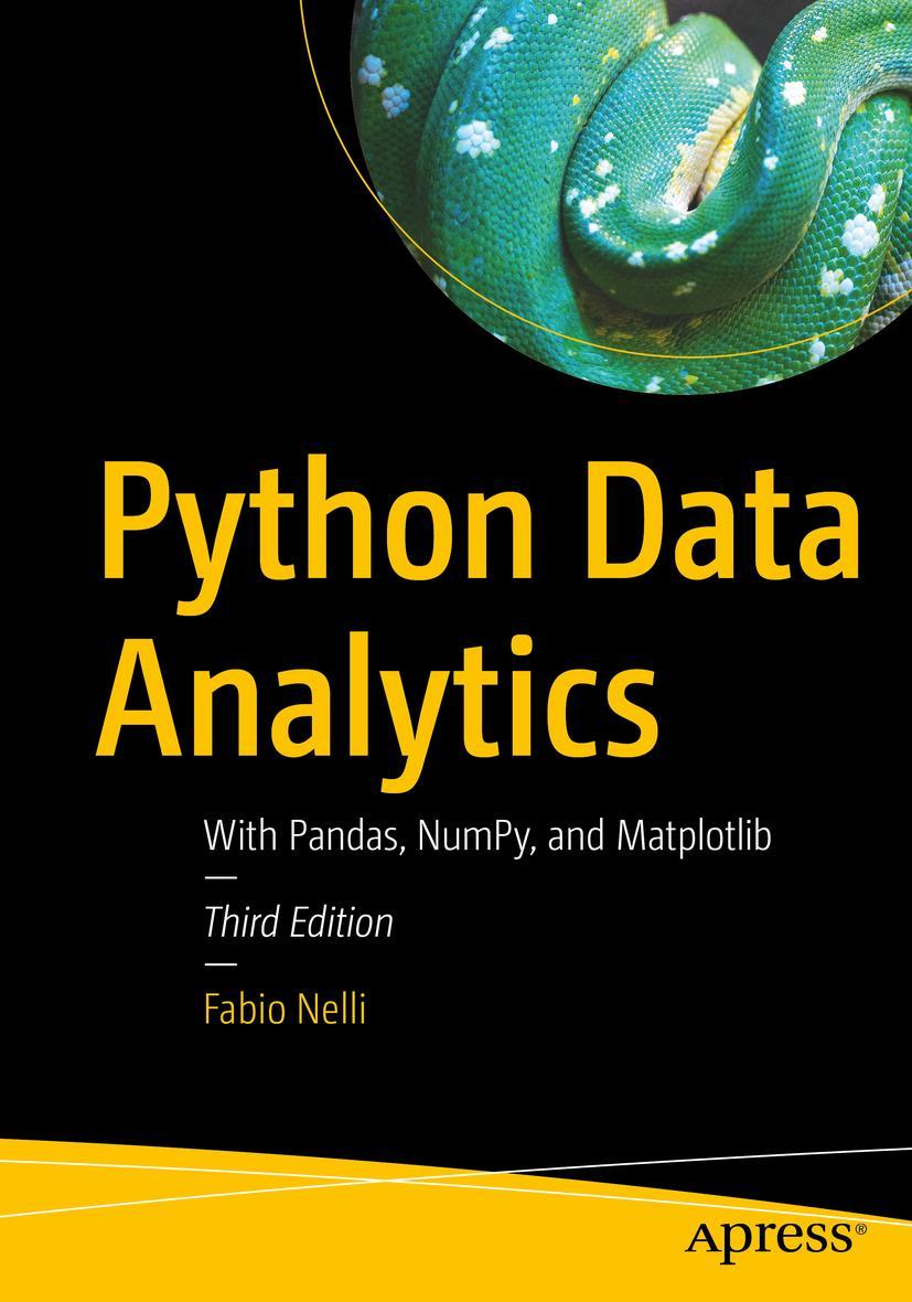 Cover: 9781484295311 | Python Data Analytics | With Pandas, NumPy, and Matplotlib | Nelli