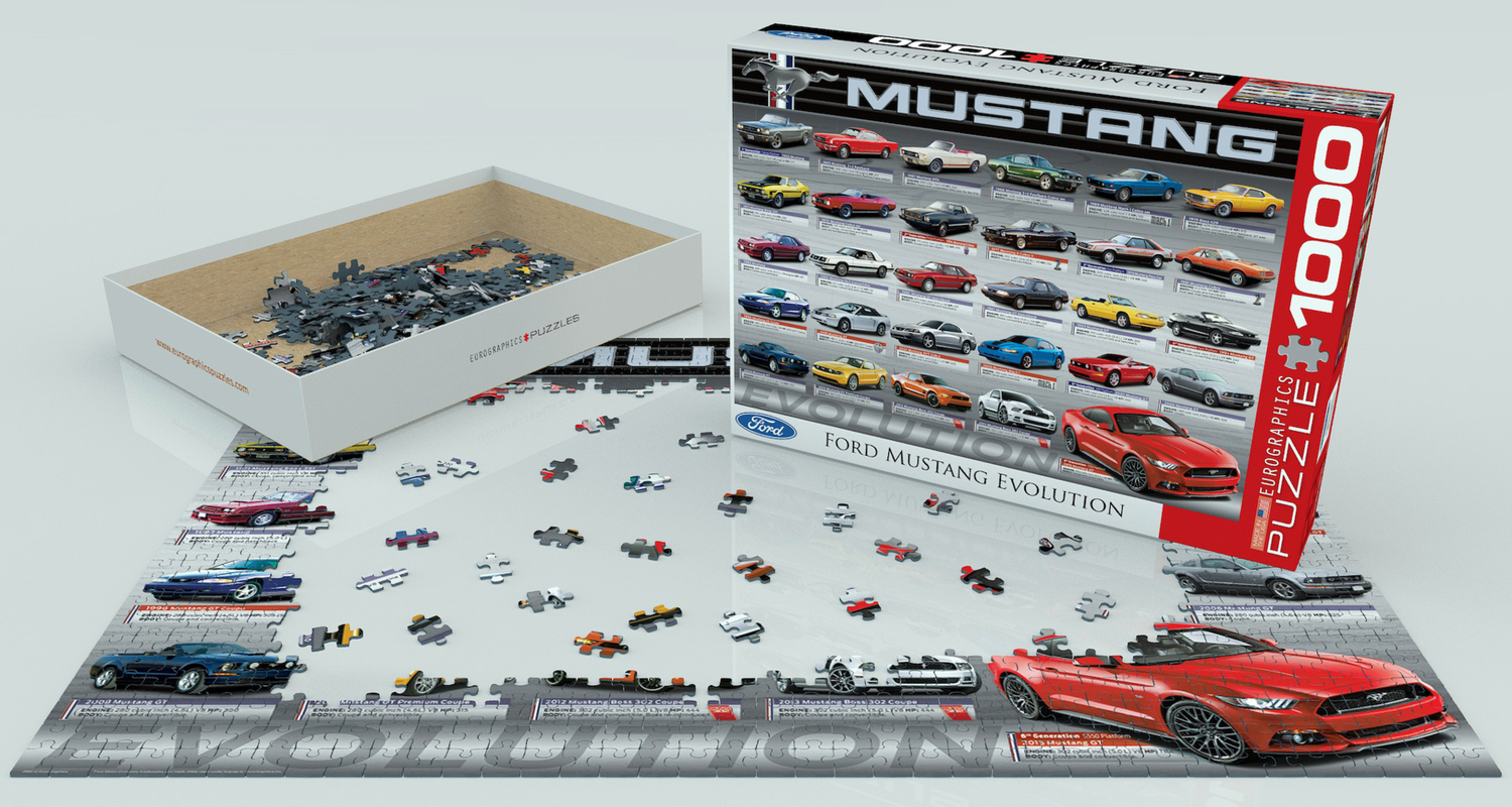 Bild: 628136606844 | Ford Mustang Evolution (Puzzle) | Spiel | In Spielebox | 6000-0684