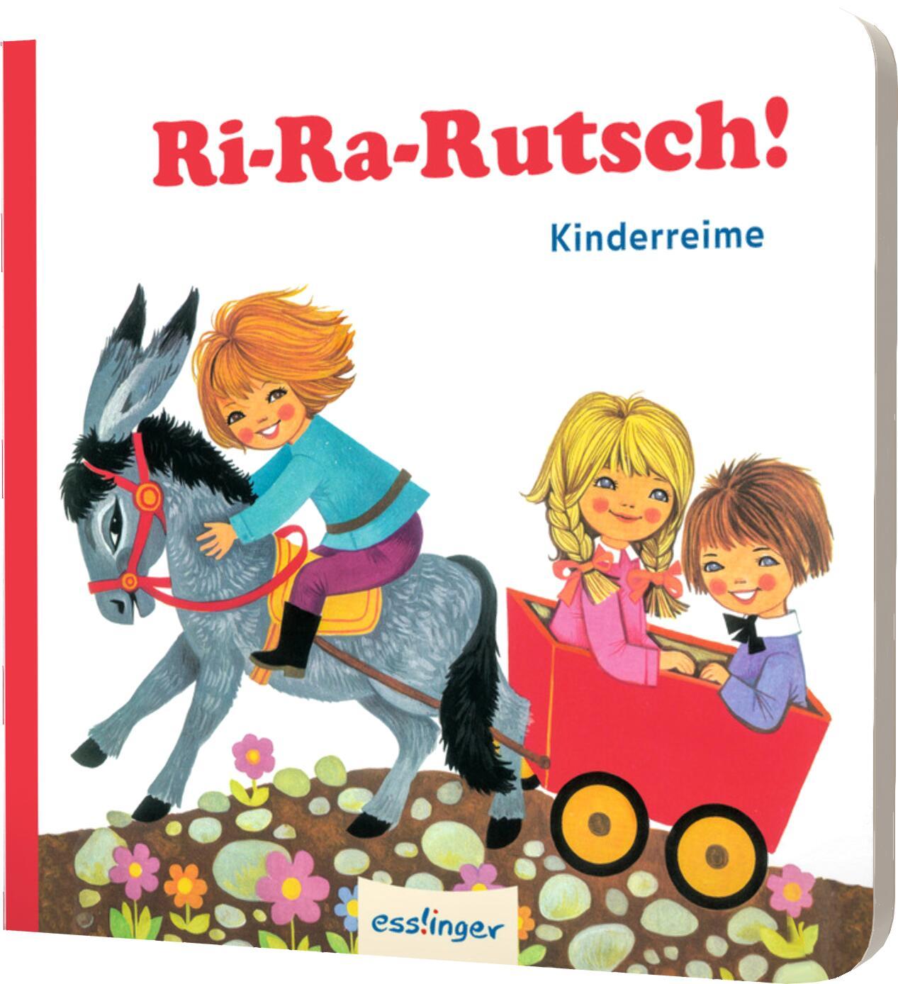 Cover: 9783480235070 | Ri-Ra-Rutsch! - Pappebuch | Kinderreime | Felicitas Kuhn | Buch | 2019