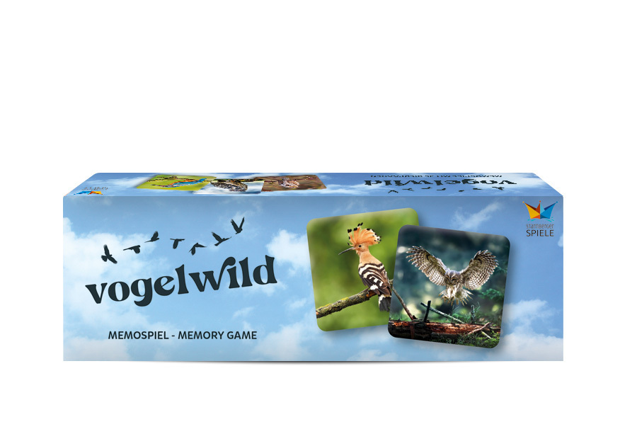 Cover: 4260472860663 | Vogelwild - Memospiel | Die Vögel des Jahres von 1985-2023 | Spiel