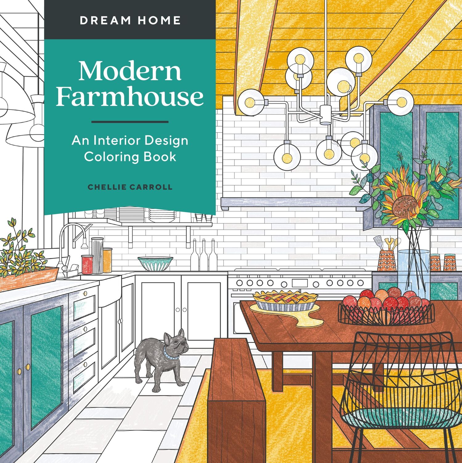 Cover: 9781250279804 | Dream Home: Modern Farmhouse | An Interior Design Coloring Book | Buch