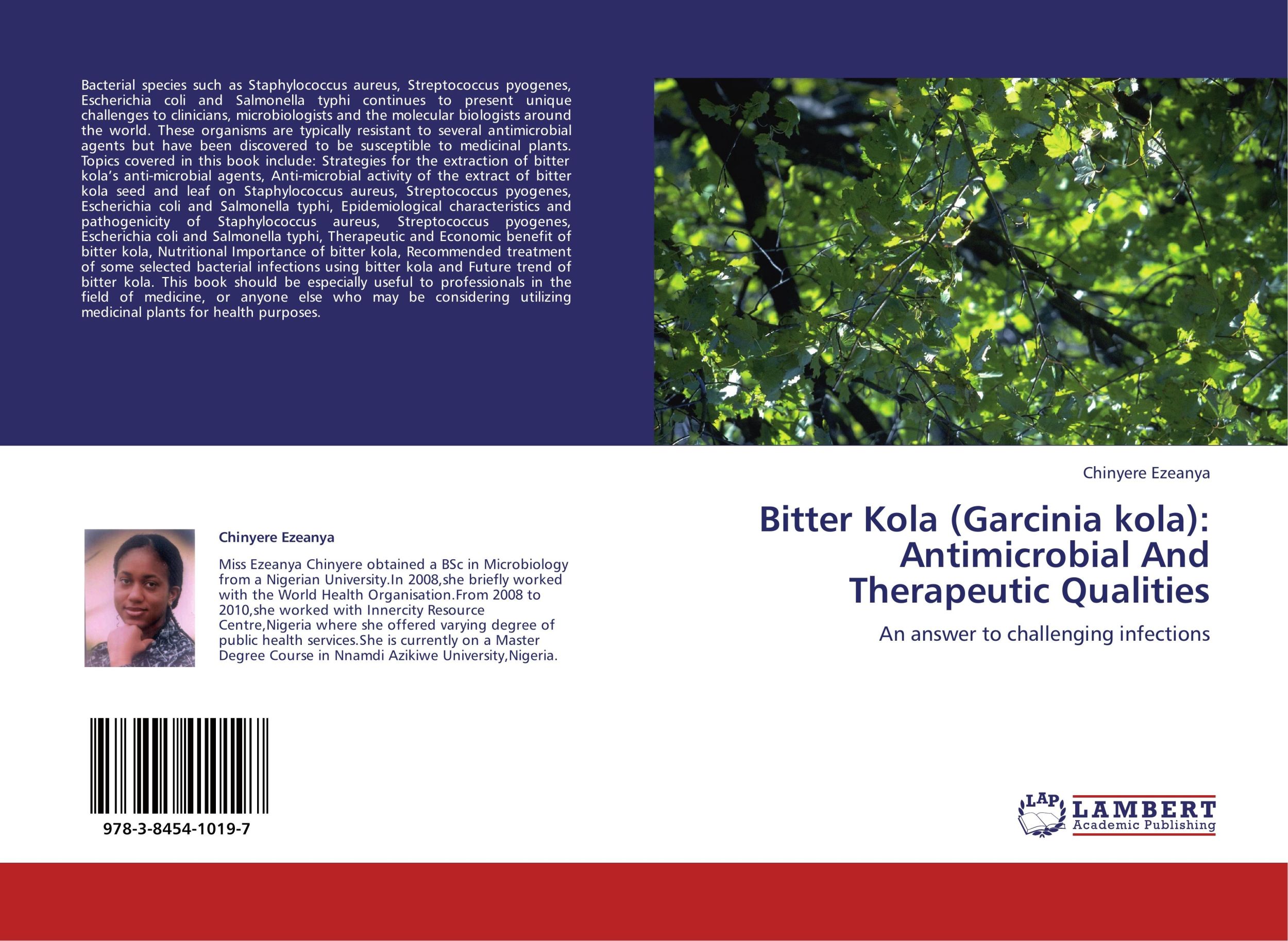 Cover: 9783845410197 | Bitter Kola (Garcinia kola): Antimicrobial And Therapeutic Qualities