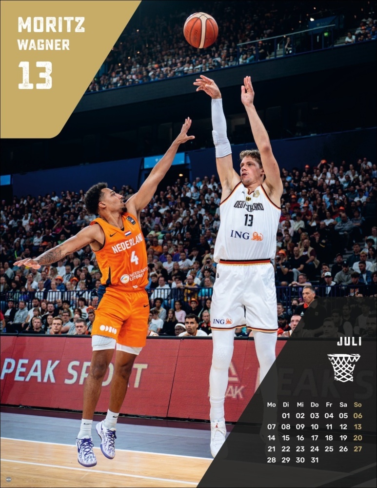 Bild: 9783756413324 | DBB Basketball Posterkalender 2025 | Kalender | Spiralbindung | 15 S.