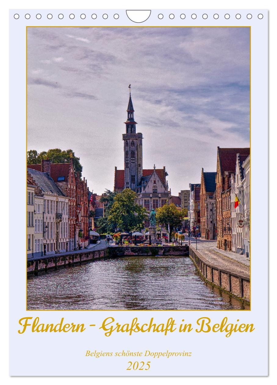 Cover: 9783435845620 | Flandern - Grafschaft in Belgien (Wandkalender 2025 DIN A4 hoch),...