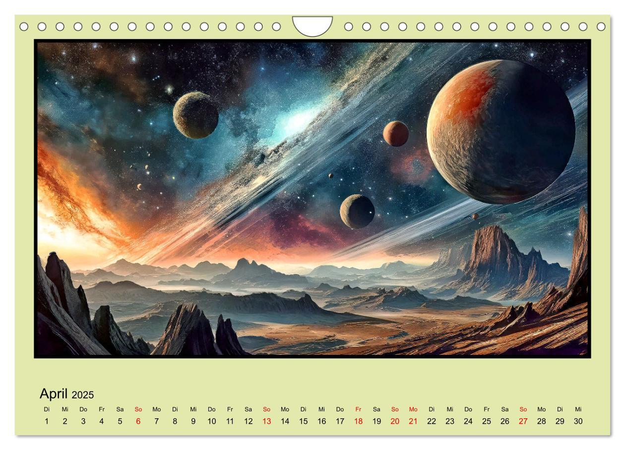 Bild: 9783435639823 | Der Zauber fremder Welten (Wandkalender 2025 DIN A4 quer), CALVENDO...