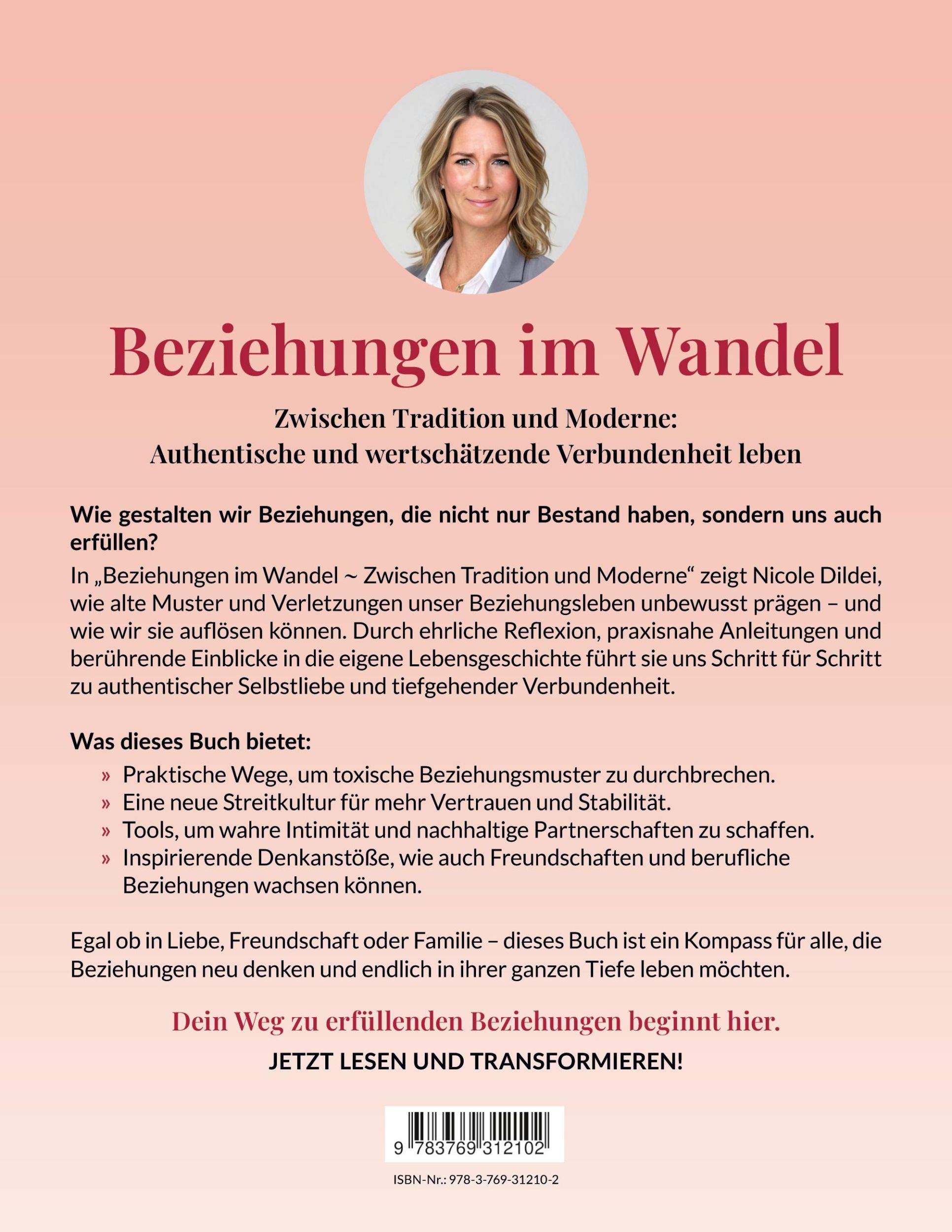 Rückseite: 9783769312102 | Beziehungen im Wandel | Nicole Dildei | Taschenbuch | 224 S. | Deutsch