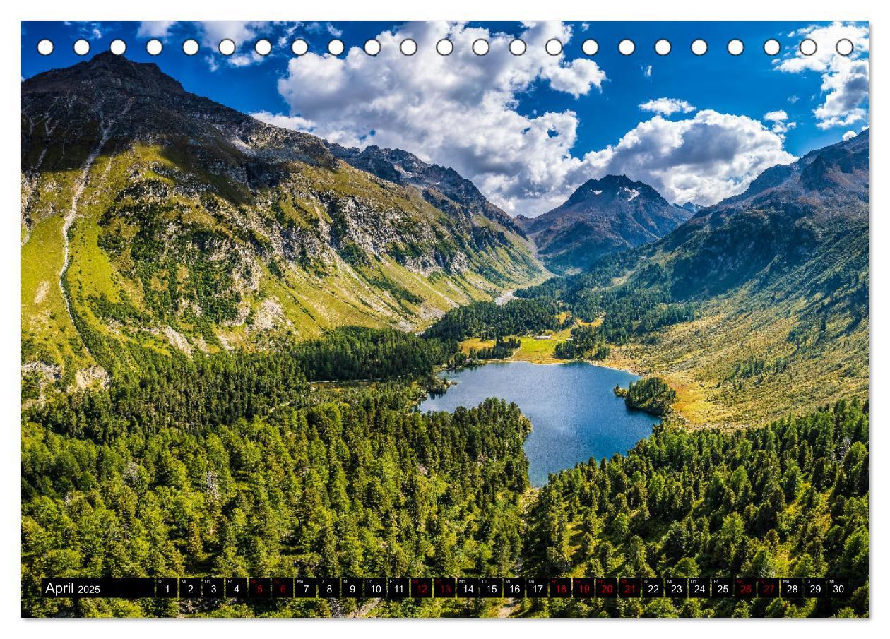 Bild: 9783435008315 | Schweiz - Engadin und Bergell (Tischkalender 2025 DIN A5 quer),...