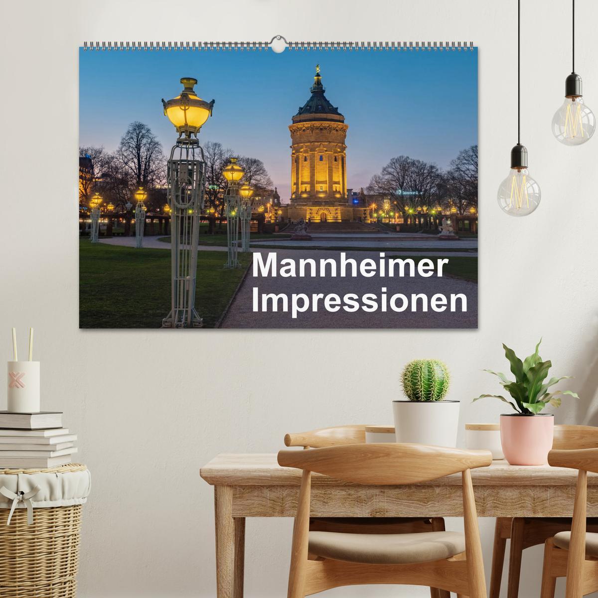 Bild: 9783435184101 | Mannheimer Impressionen. (Wandkalender 2025 DIN A2 quer), CALVENDO...