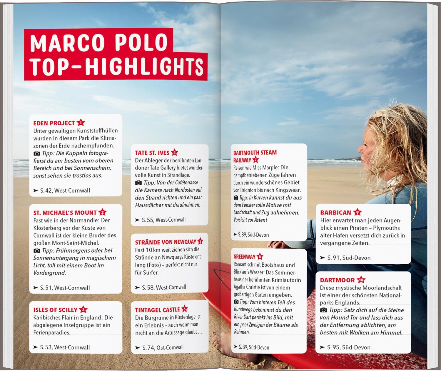 Bild: 9783829731461 | MARCO POLO Reiseführer Cornwall &amp; Devon | Michael Pohl | Taschenbuch