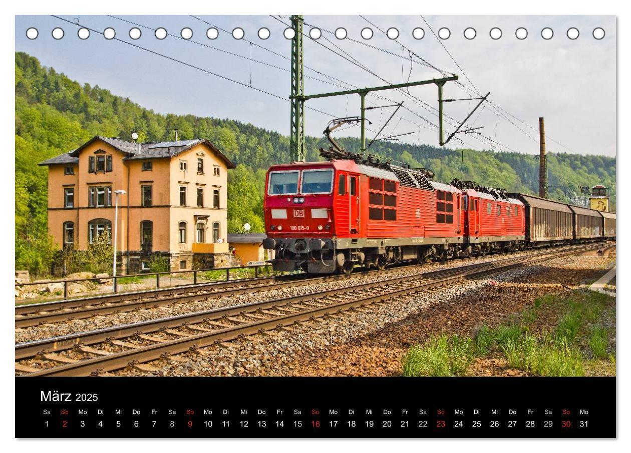 Bild: 9783435766284 | Unterwegs am Bahndamm (Tischkalender 2025 DIN A5 quer), CALVENDO...