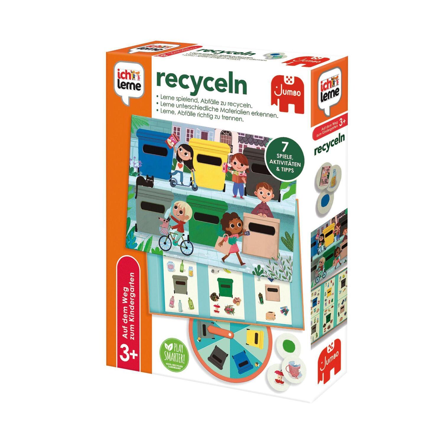 Bild: 8710126198780 | ich lerne recyceln | Spiel | Deutsch | 2022 | Jumbo Spiele GmbH