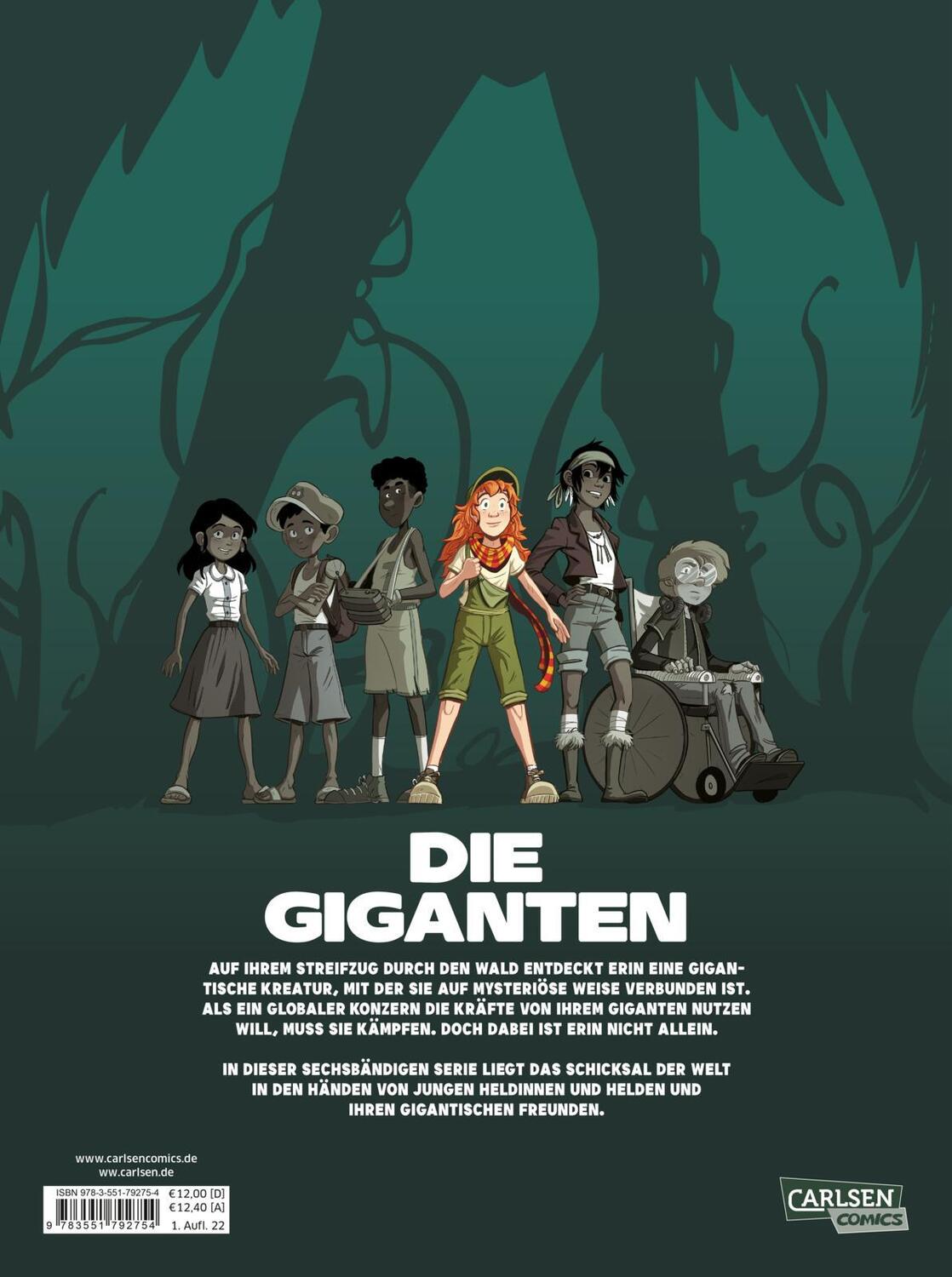 Rückseite: 9783551792754 | Die Giganten 1: Erin | Lylian | Taschenbuch | Die Giganten | 56 S.