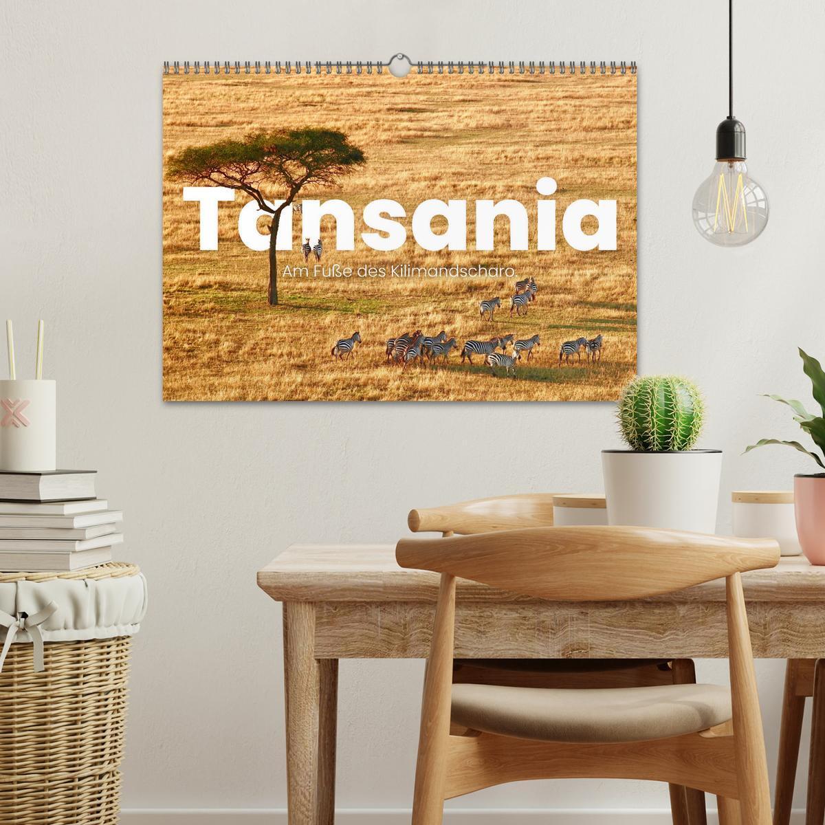 Bild: 9783435003419 | Tansania - Am Fuße des Kilimandscharo. (Wandkalender 2025 DIN A3...