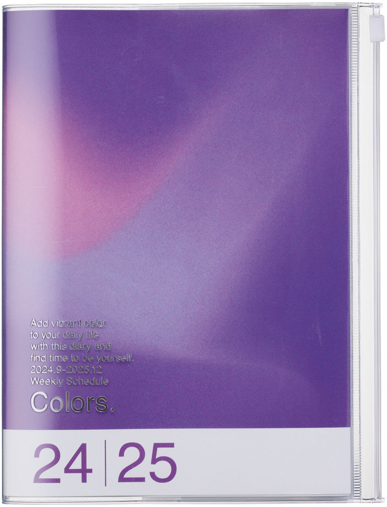 Cover: 4550045128062 | MARK'S 2024/2025 Taschenkalender A5 vertikal, Gradient, Purple | Inc