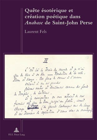 Cover: 9789052015781 | Quête ésotérique et création poétique dans "Anabase" de Saint-John...