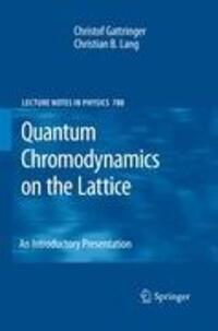 Cover: 9783642260957 | Quantum Chromodynamics on the Lattice | An Introductory Presentation