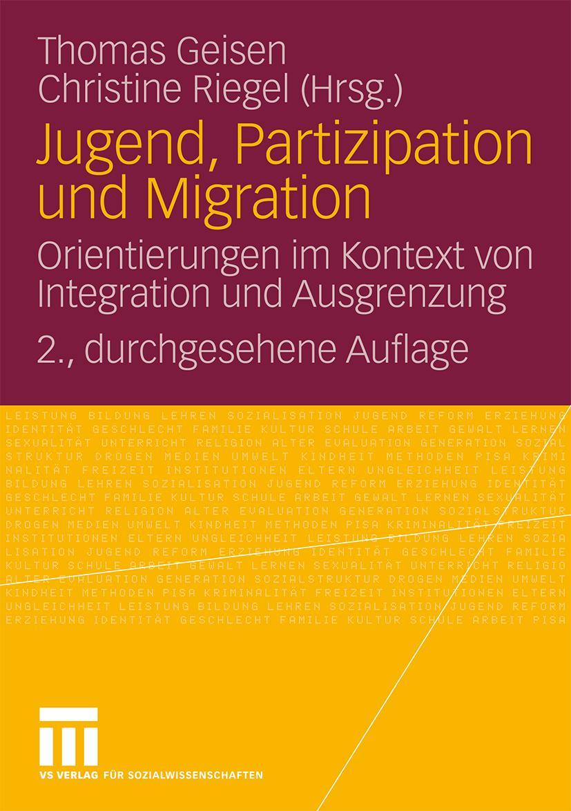 Cover: 9783531166186 | Jugend, Partizipation und Migration | Christine Riegel (u. a.) | Buch