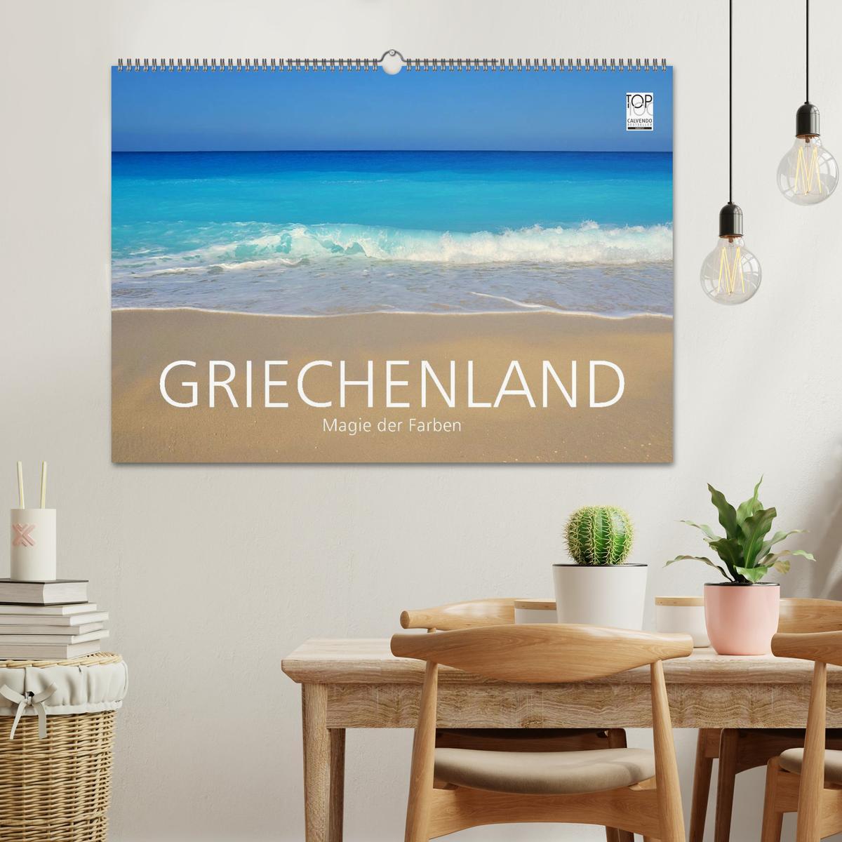 Bild: 9783435525188 | Griechenland ¿Magie der Farben (Wandkalender 2025 DIN A2 quer),...