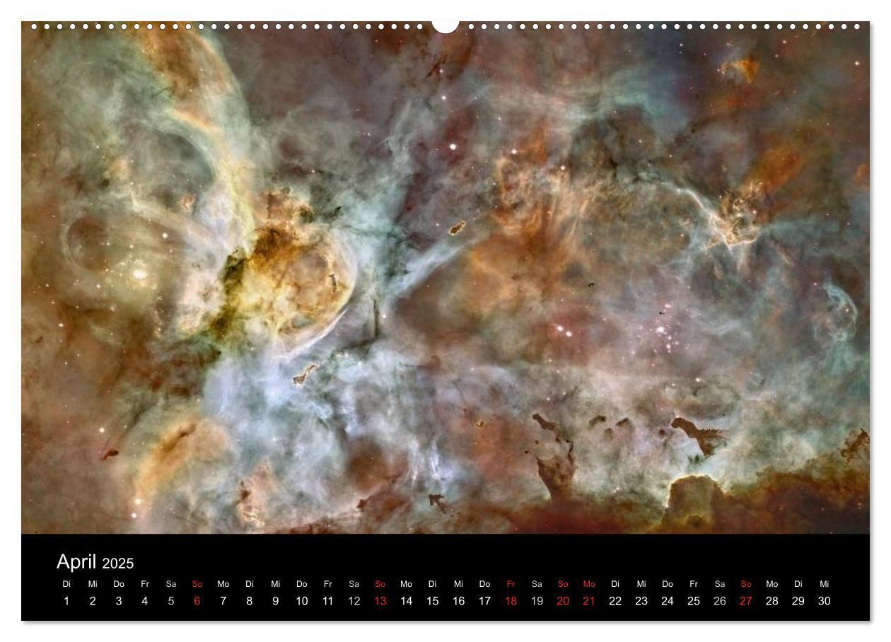 Bild: 9783435485420 | Der Weltraum. Spektakuläre Gasnebel und Galaxien (Wandkalender 2025...