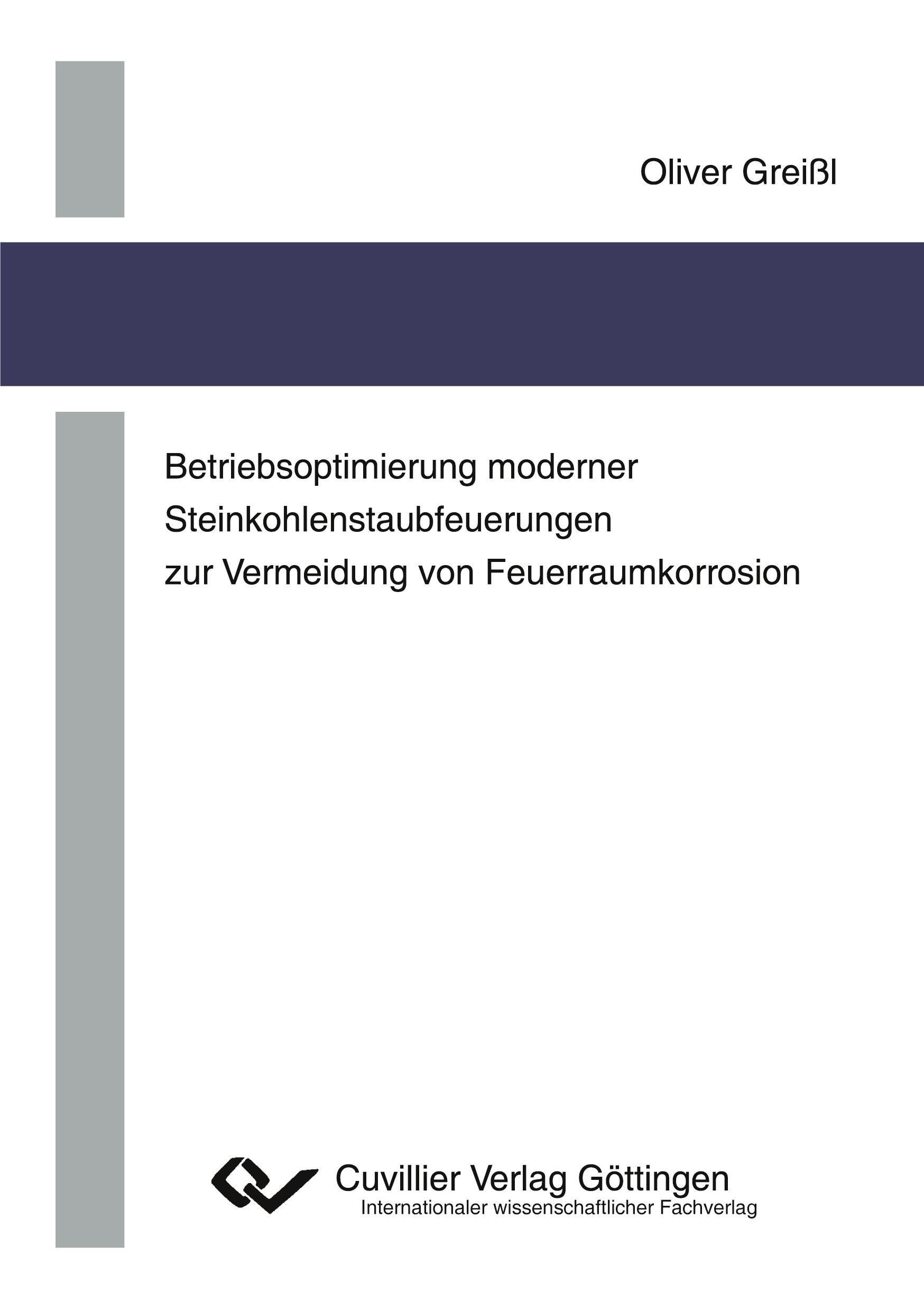 Cover: 9783869552286 | Betriebsoptimierung moderner Steinkohlenstaubfeuerungen zur...