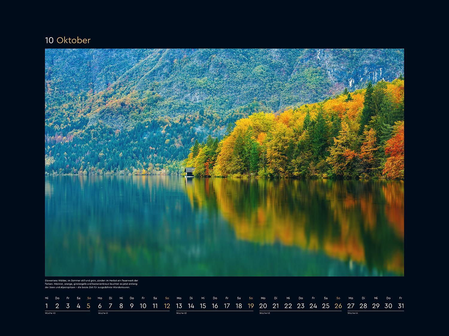 Bild: 9783965913394 | Farben der Erde Europa - KUNTH Wandkalender 2025 | Kalender | 14 S.