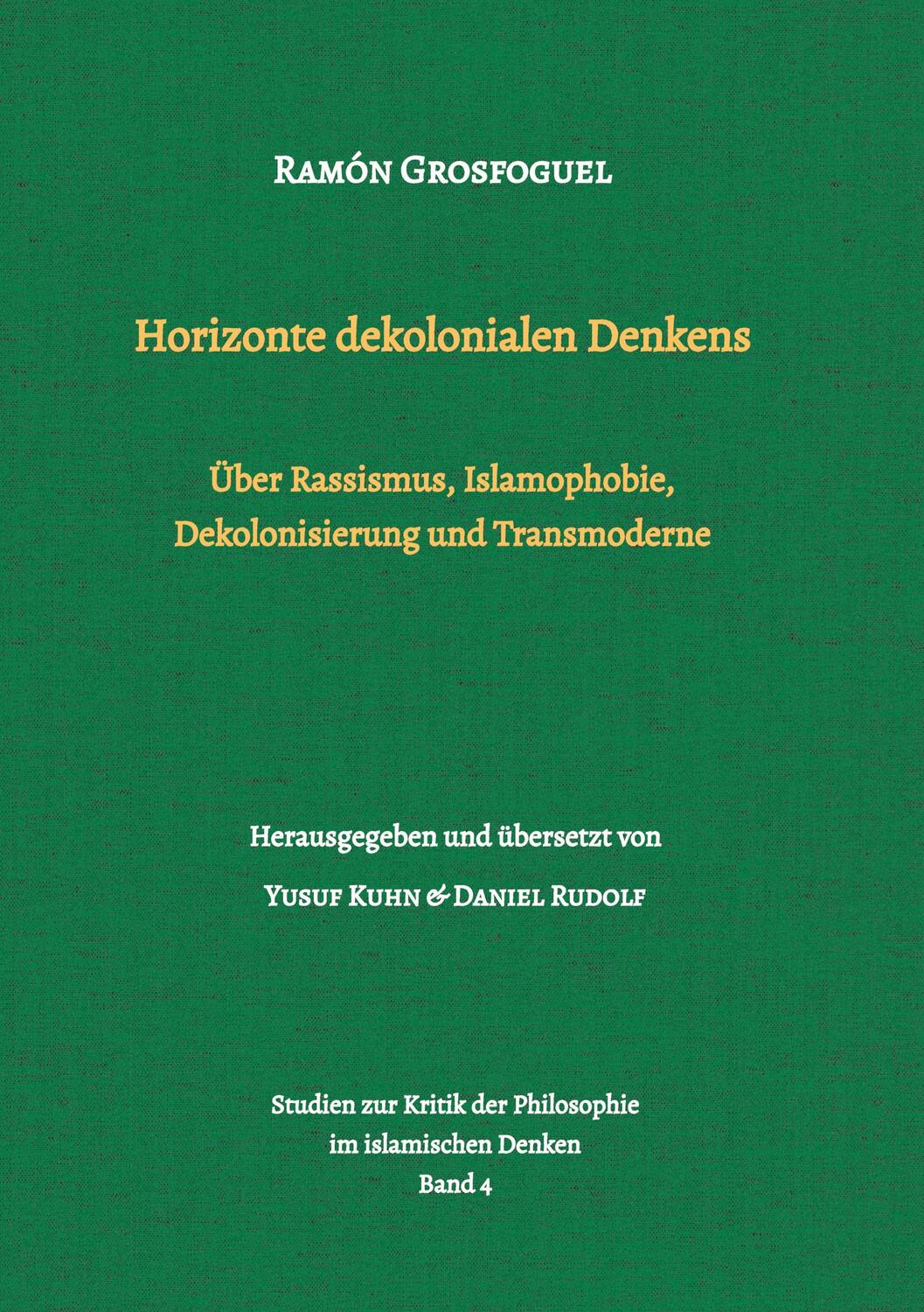 Cover: 9783347763593 | Horizonte dekolonialen Denkens | Ramón Grosfoguel | Taschenbuch | 2024