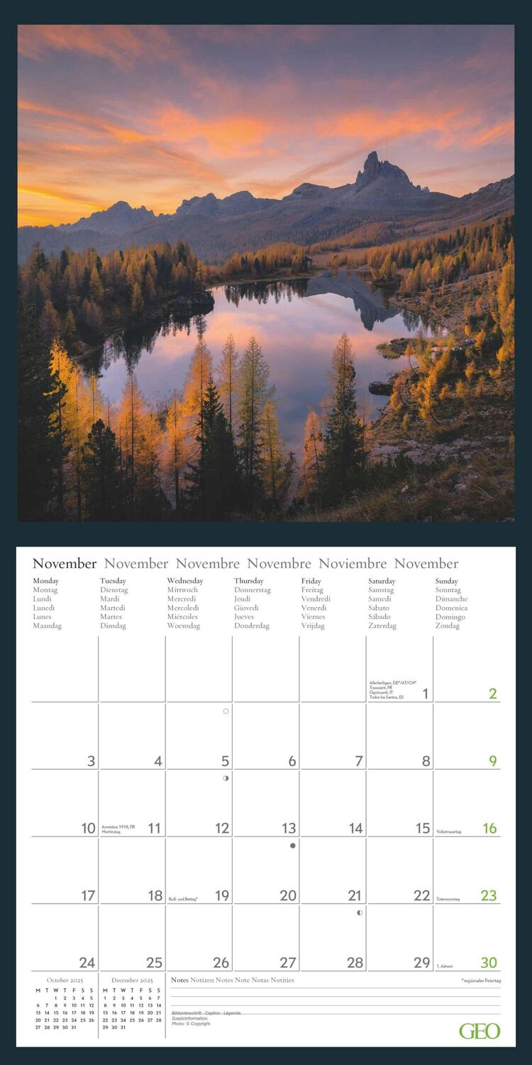 Bild: 4002725988638 | GEO Beautiful World 2025 - Wand-Kalender - Natur-Kalender -...