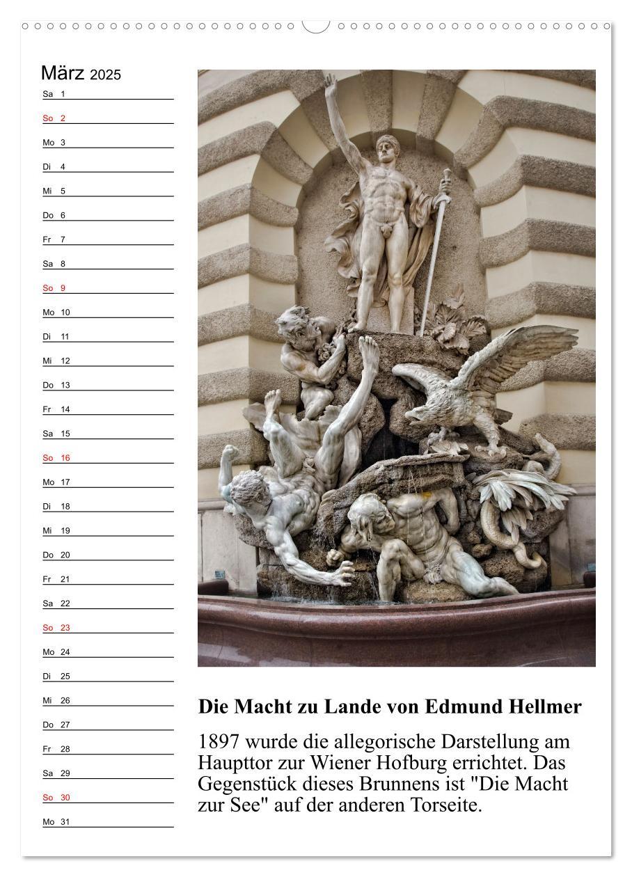 Bild: 9783435865079 | Brunnenkunst in Wien (Wandkalender 2025 DIN A2 hoch), CALVENDO...