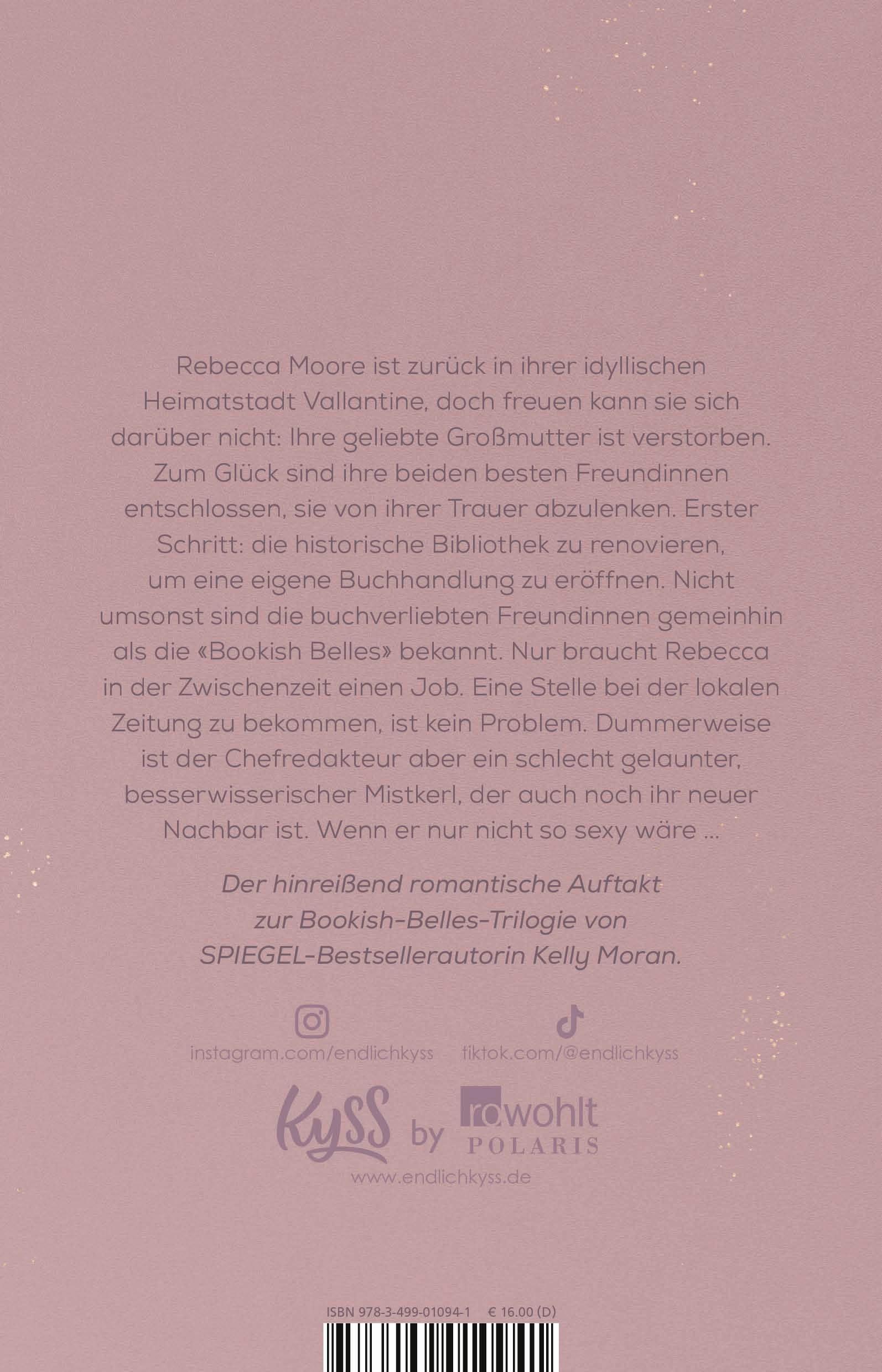 Rückseite: 9783499010941 | Bookish Belles - Liebe hat tausend Seiten | Kelly Moran | Taschenbuch