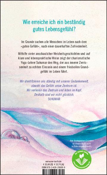 Rückseite: 9783426293089 | upasana - das gute Gefühl | Sukumar (u. a.) | Buch | 285 S. | Deutsch