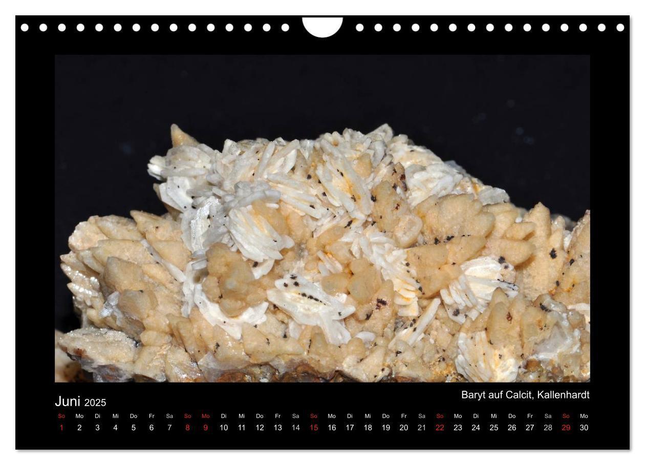 Bild: 9783435770052 | Mineralien aus dem Sauerland (Wandkalender 2025 DIN A4 quer),...