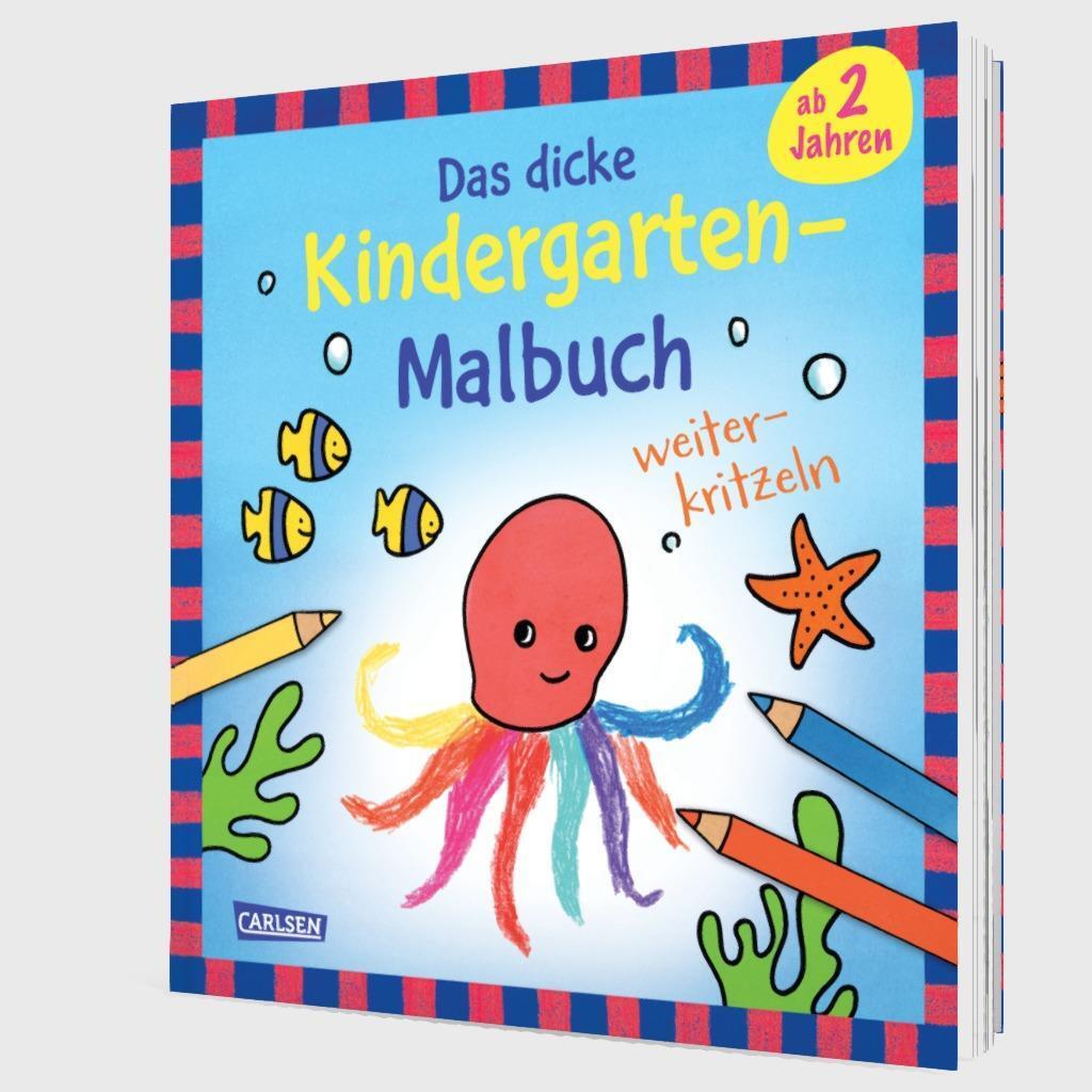 Bild: 9783551192066 | Ausmalbilder für Kita-Kinder: Das dicke Kindergarten-Malbuch:...