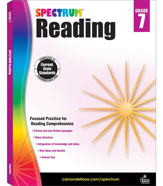 Cover: 9781483812205 | Spectrum Reading Workbook, Grade 7 | Volume 105 | Spectrum | Buch