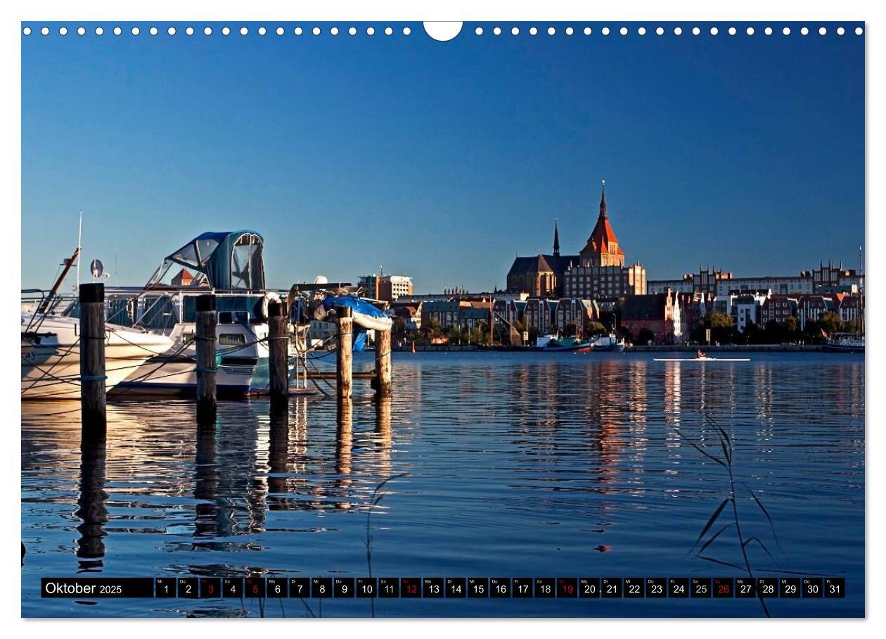 Bild: 9783435549580 | Ostseeperle Rostock (Wandkalender 2025 DIN A3 quer), CALVENDO...