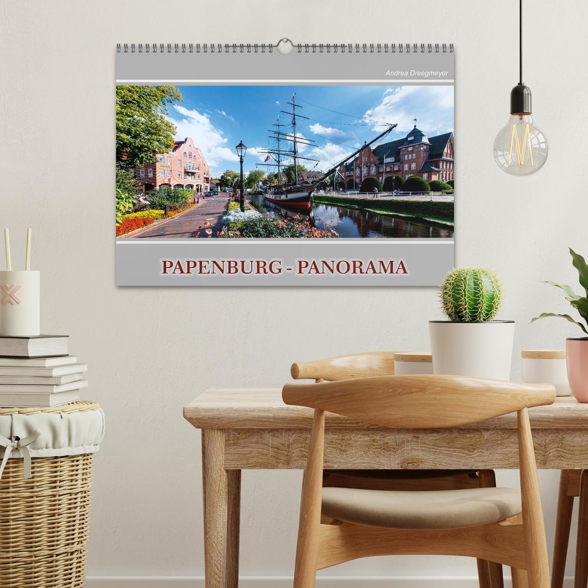 Bild: 9783435417193 | Papenburg-Panorama (Wandkalender 2025 DIN A3 quer), CALVENDO...