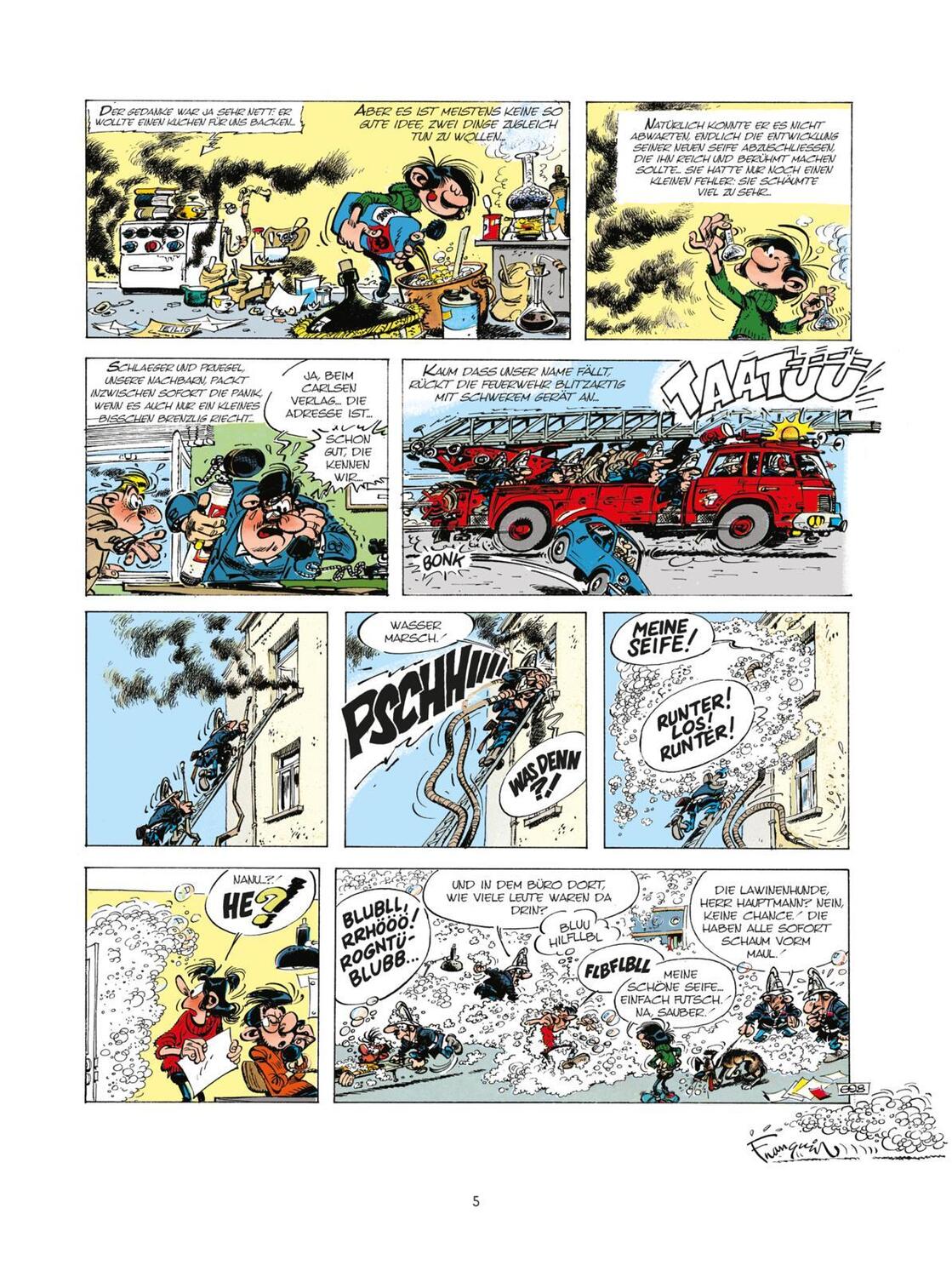 Bild: 9783551742209 | Gaston Neuedition 16: Pfeifen, Pech und Pannen | André Franquin | Buch