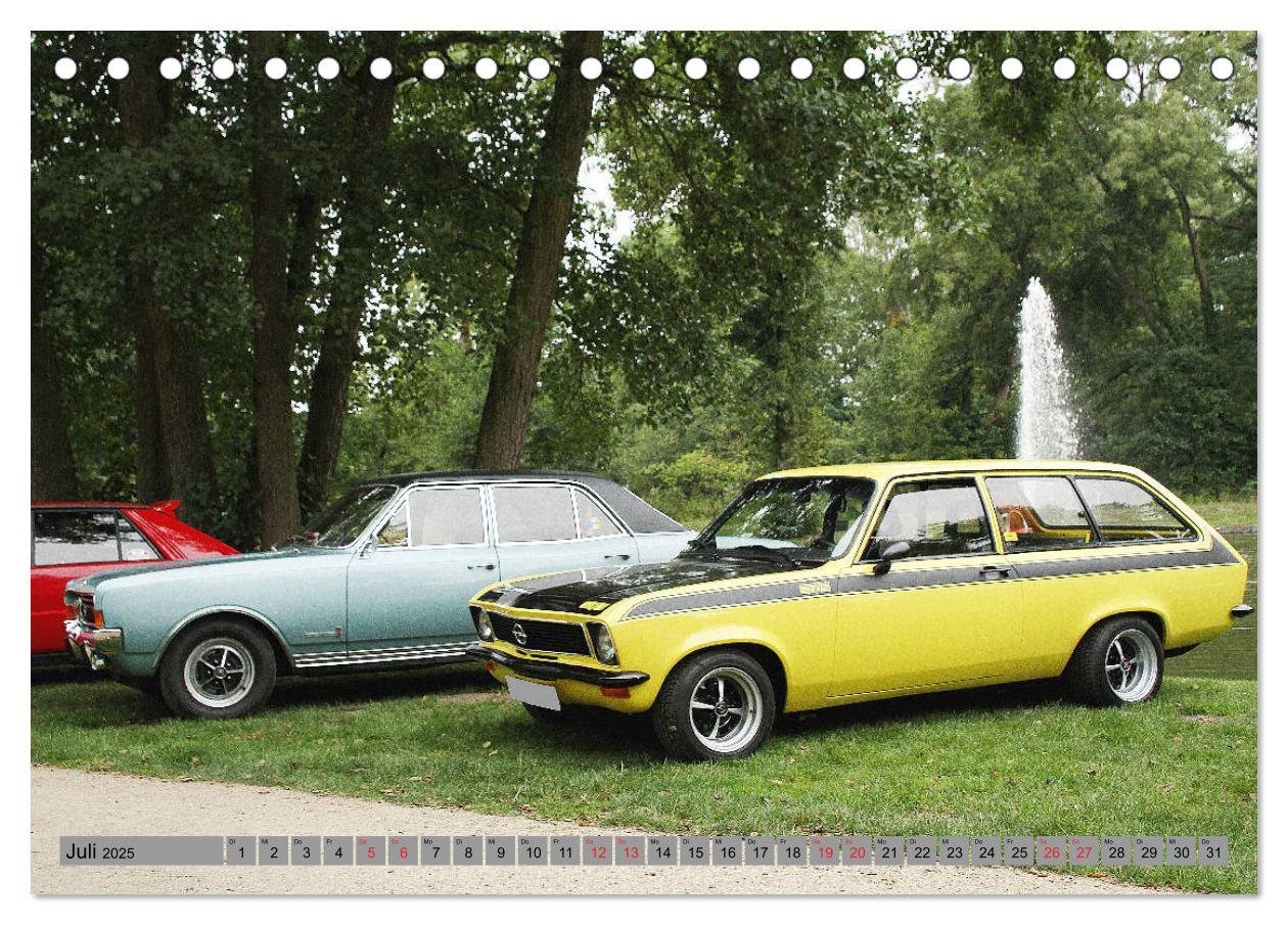 Bild: 9783435157204 | Opel Oldtimer mit dem Blitz (Tischkalender 2025 DIN A5 quer),...