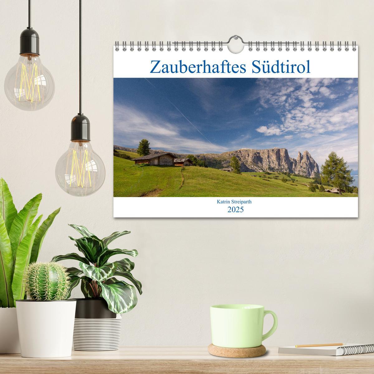 Bild: 9783435164042 | Zauberhaftes Südtirol (Wandkalender 2025 DIN A4 quer), CALVENDO...