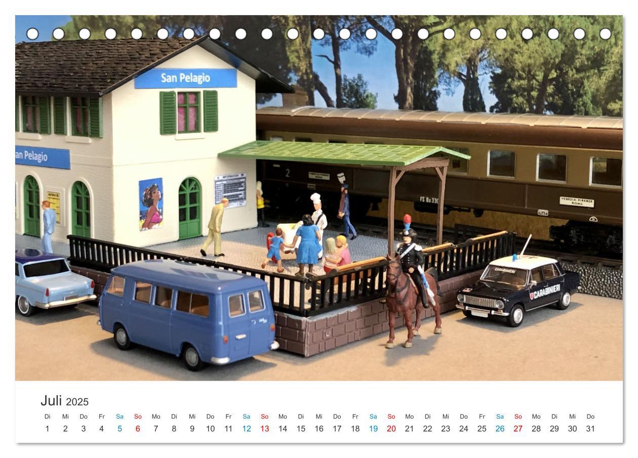 Bild: 9783383761454 | Bahn-Nostalgie im Modell (Tischkalender 2025 DIN A5 quer), CALVENDO...