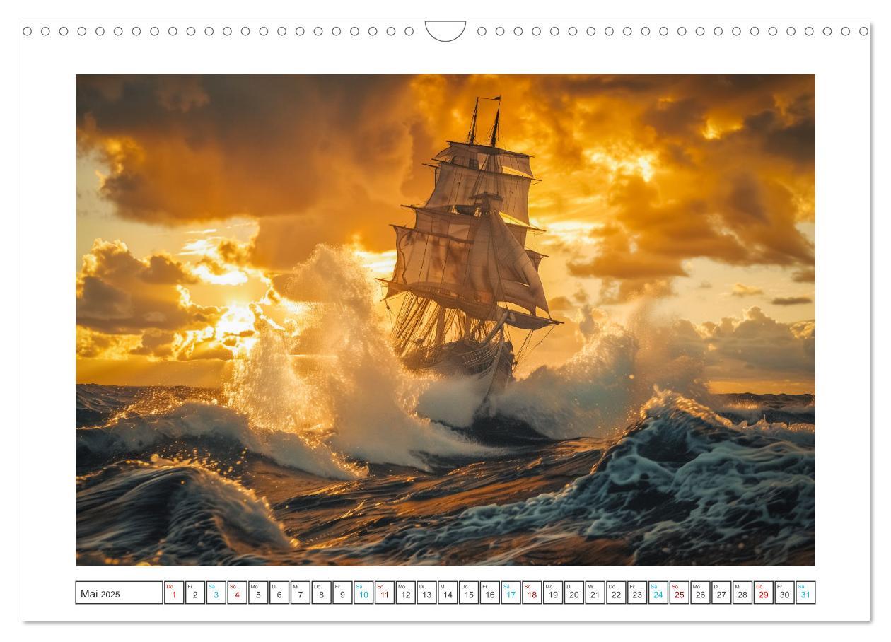 Bild: 9783383831041 | Wind und Wogen (Wandkalender 2025 DIN A3 quer), CALVENDO...